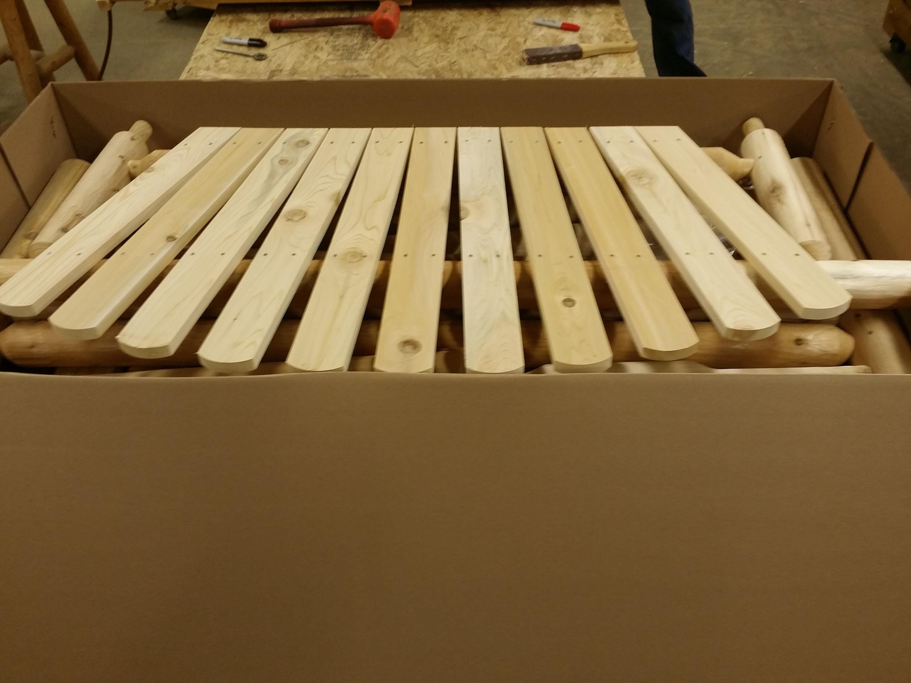 Cedar Patio Swing with Canopy: Rustic Outdoor Bench