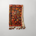Handwoven Wicker Textile Decor Basket